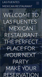 Mobile Screenshot of lasfuentesrestaurant.com